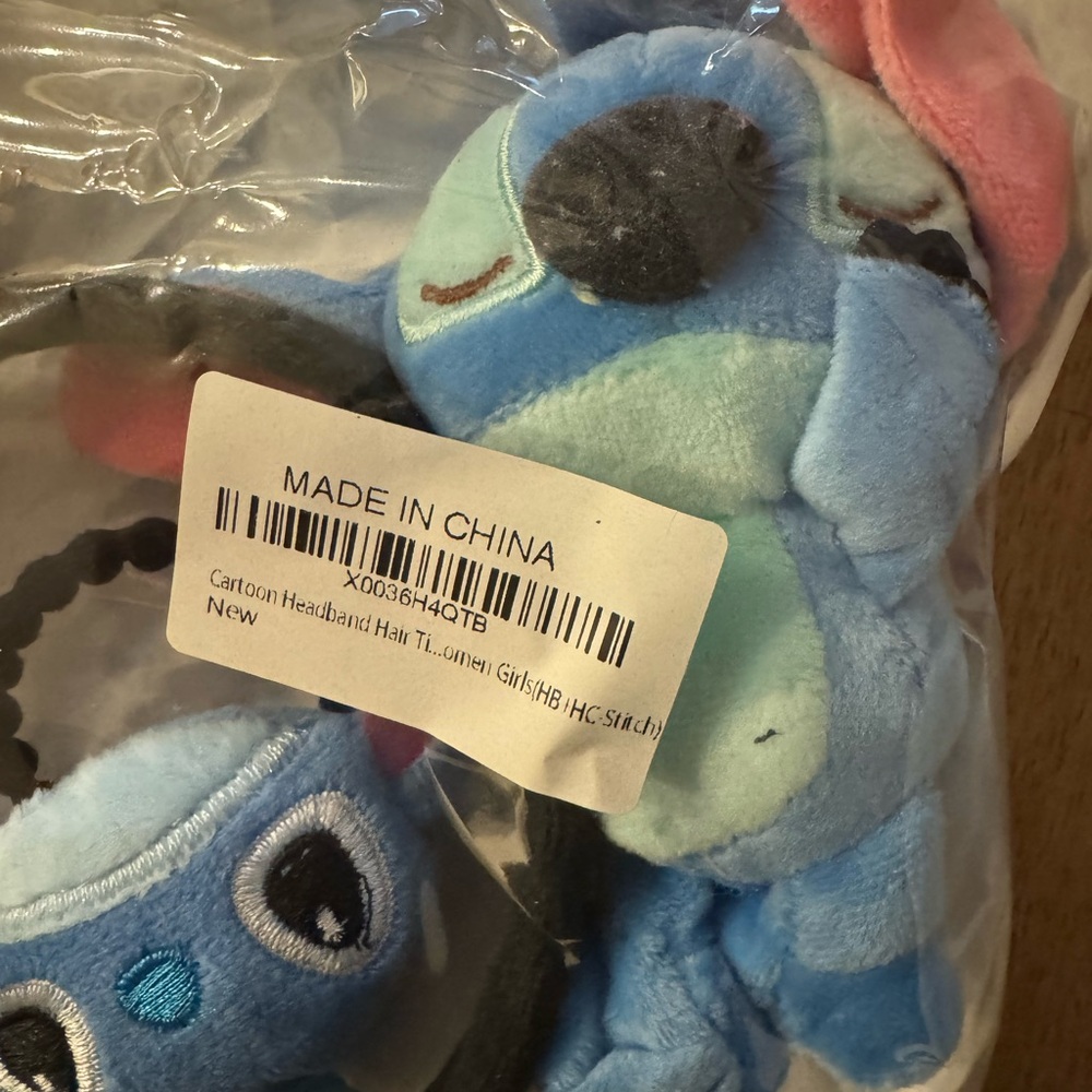 Stitch Headband and Hairtie for Kids